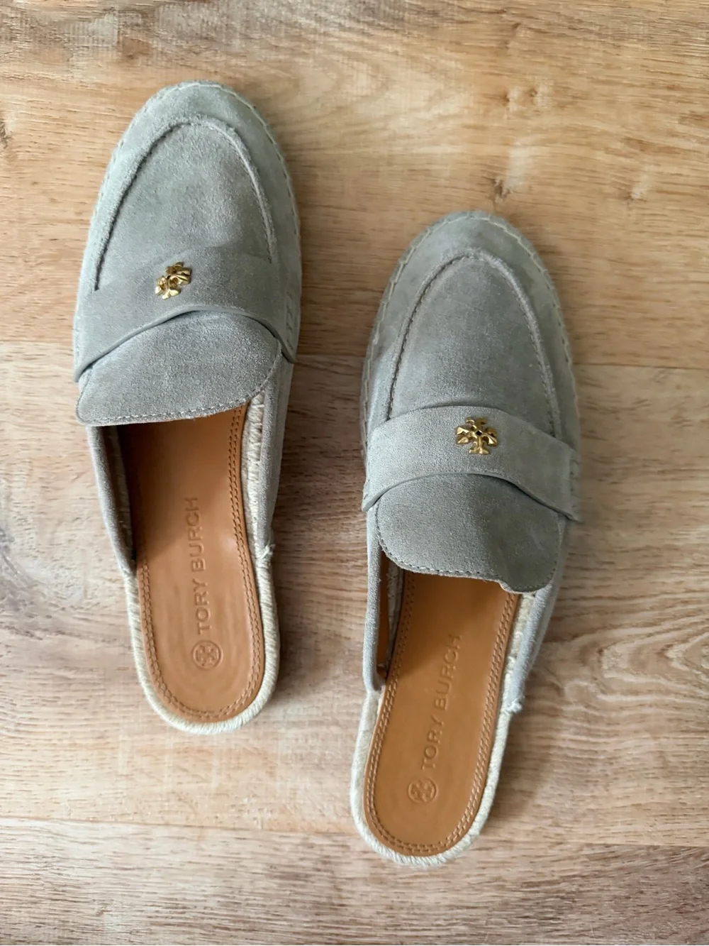 Tory Burch | Seaside Mule Espadrille Natural Suede Classic Taupe, size 10.5